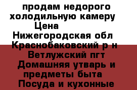 продам недорого холодильную камеру › Цена ­ 22 000 - Нижегородская обл., Краснобаковский р-н, Ветлужский пгт Домашняя утварь и предметы быта » Посуда и кухонные принадлежности   